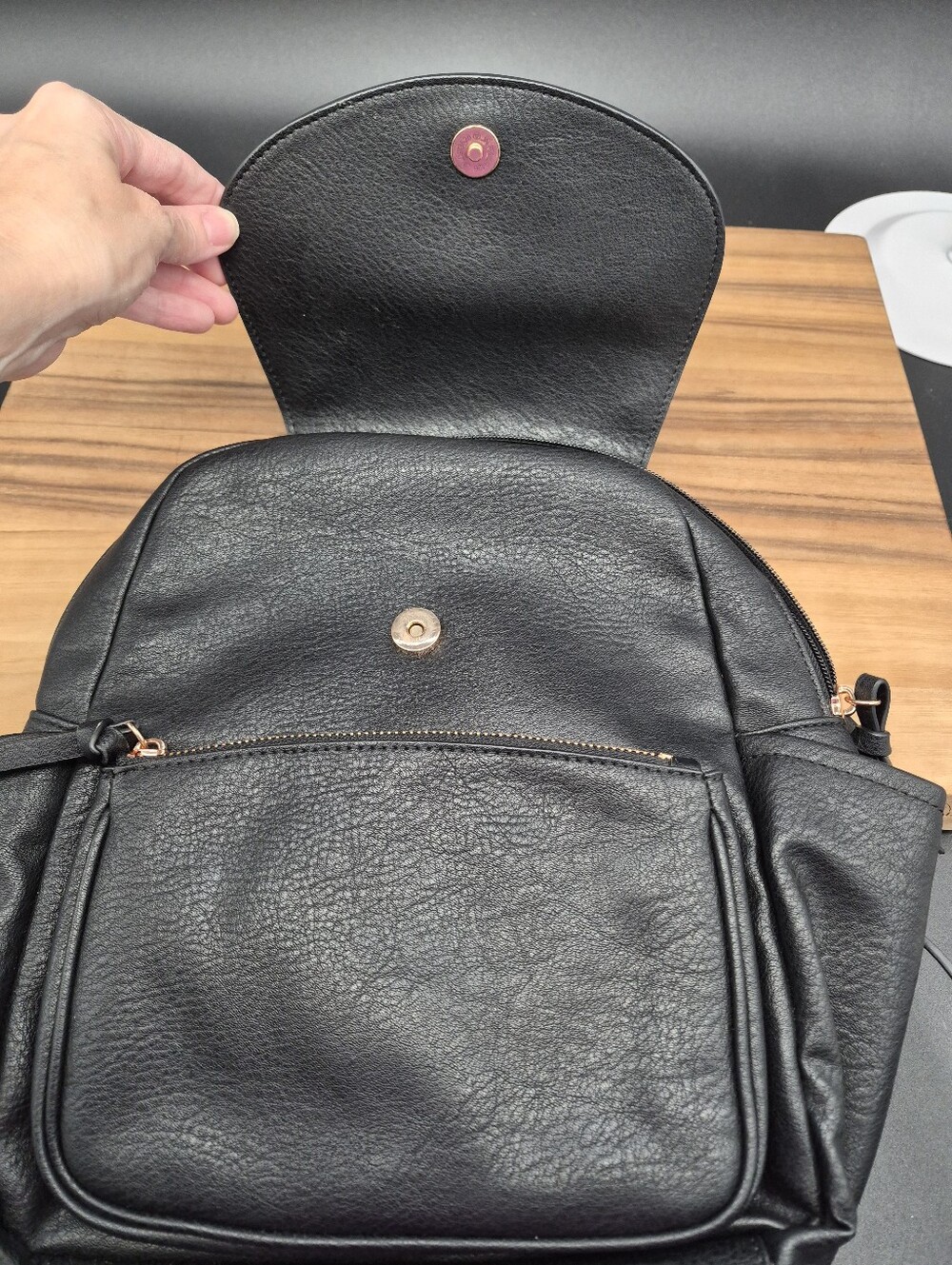 CLEARANCE! Lauren Conrad Black Backpack, EUC - Picture 11 of 11